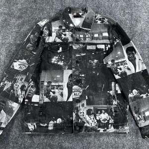 Diamond Supply Co. x Muhammad Ali Photo Collage Denim Trucker Jacket